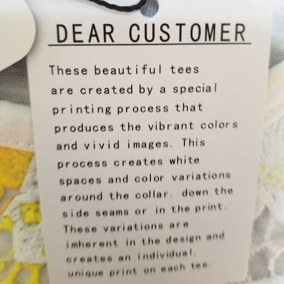 NWT's - Clotheshead Womens Petite Sunflower Sleeveless Tunic Lace Front Size S/P - Picture 10 of 10